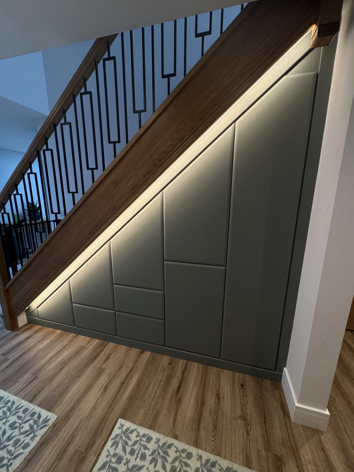 Under stair fitted storage
