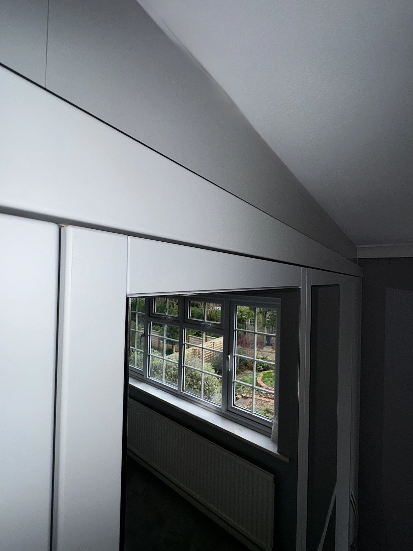 Mirrored fitted wardrobes